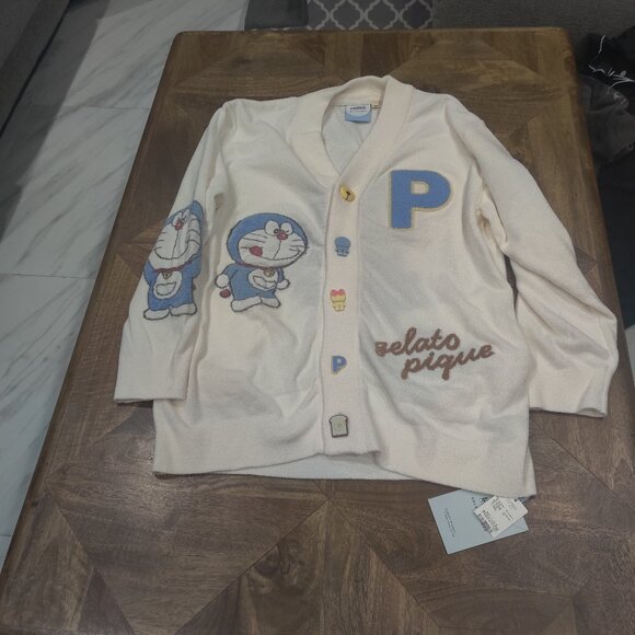 Gelato Pique Doraemon collection cardigan size M-L New UNISEX - Picture 1 of 4